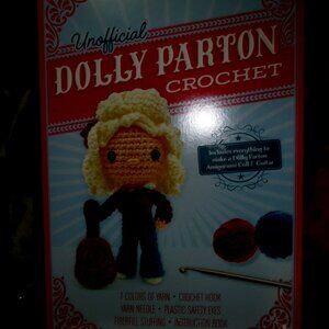 dolly parton the unofficial crochet doll with guitar kit - adults kids crafts